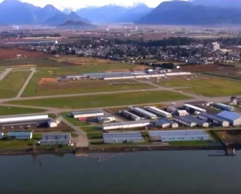 Pitt meadows aerial