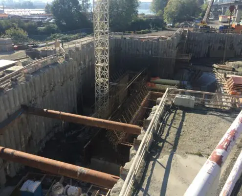 Secant pile wall New West Dan Bruton  scaled