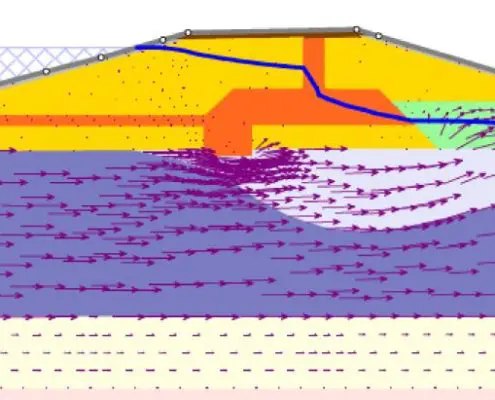 Seepage analysis Dickson Lake Dam Mike